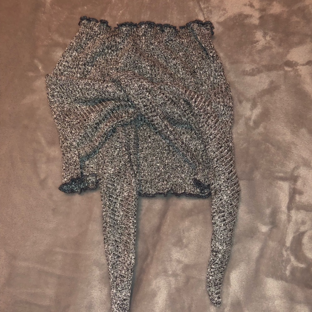 Tie front crop top